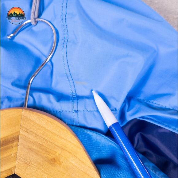 The North Face Dryvent Windbreaker Jacket Blue Hooded Gorpcore Women's Sz M - Picture 7 of 16